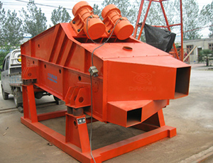 采用振動電機做激振源、橡膠彈簧裝置支撐并隔振、高耐磨材質(zhì)篩板、密封式篩箱等