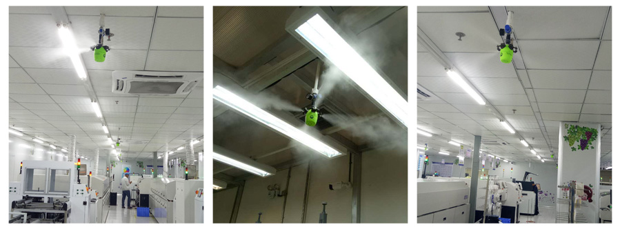 杭州嘉友電子車間加濕案例2 杭州嘉友電子車間加濕案例2