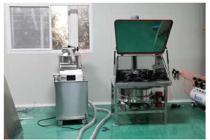 噴射式自清潔高密度濾芯，無(wú)需經(jīng)常更換，無(wú)粉塵污染